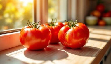 tomatoes spoil windowsill storage