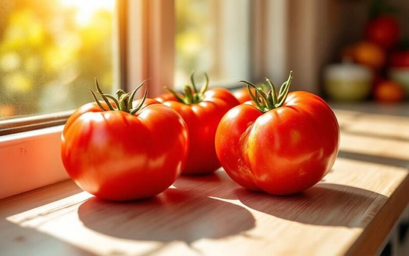 tomatoes spoil windowsill storage