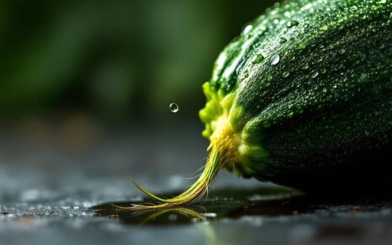 toxic zucchini causes hair shedding