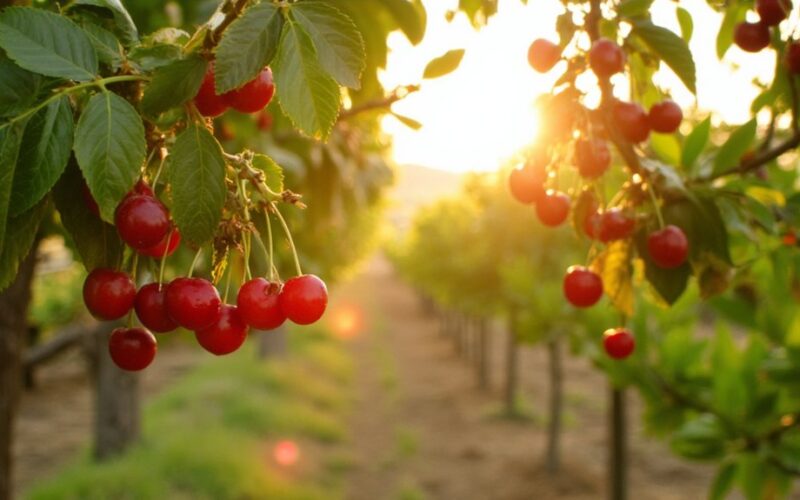 treat cherries to prevent worms