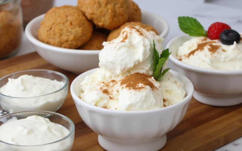 unusual sugar free dairy based dessert