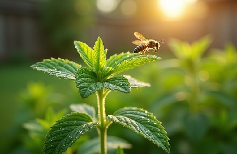 wasp repelling plant offers chemical free yard