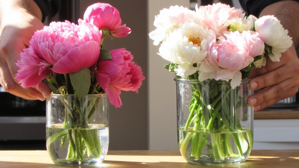 water revival technique rejuvenates drooping flowers