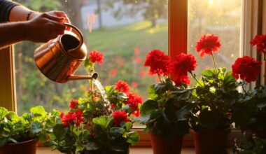 year round blooming geraniums