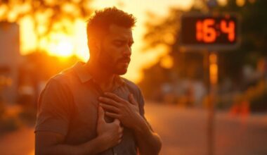 afternoon heat impacts heart function