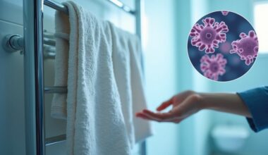 aging towels harbor health hazards