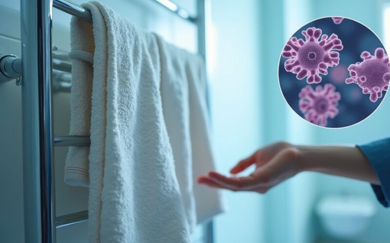 aging towels harbor health hazards