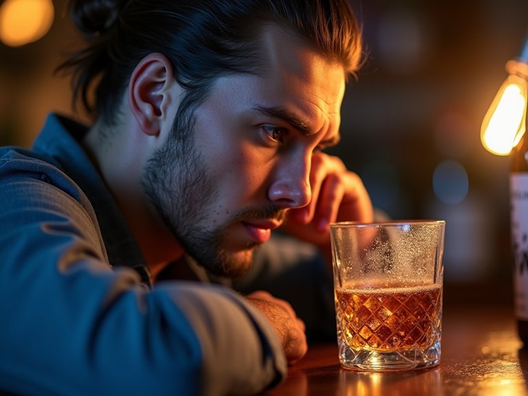 alcohol triggers excessive perspiration through vasodilation
