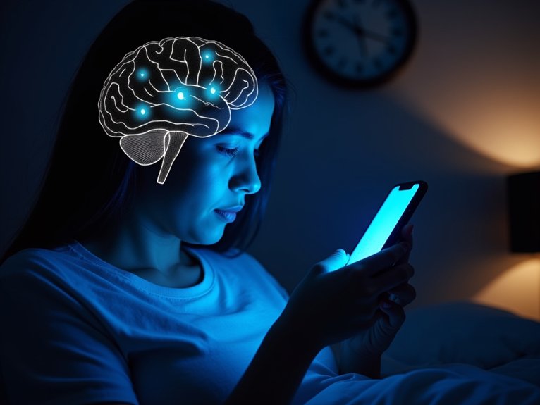 blue light disrupts sleep cycles