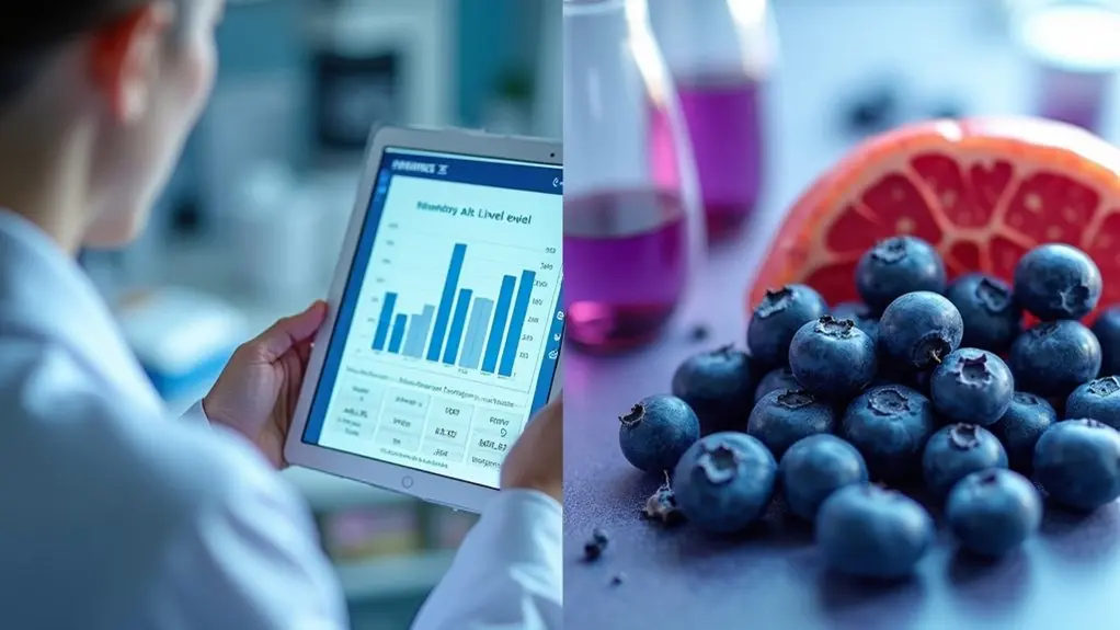 blueberries improve liver health markers