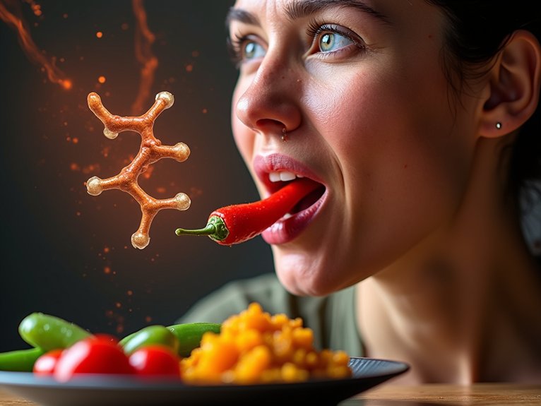 capsaicin induces body s cooling response