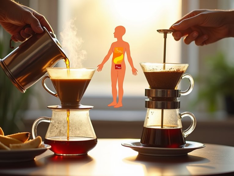 coffee brewing impacts digestion