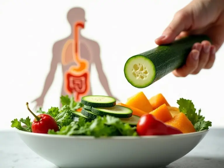 fiber rich zucchini boosts gut function