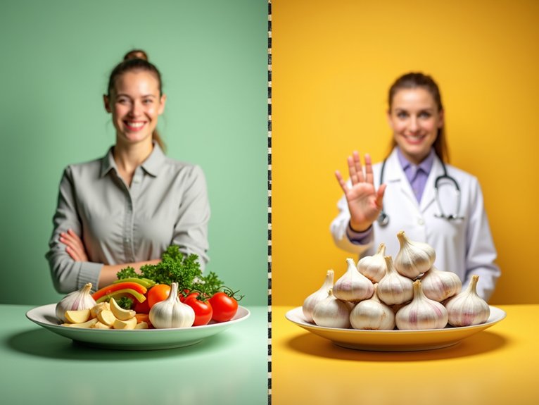garlic dosage matters physiologically