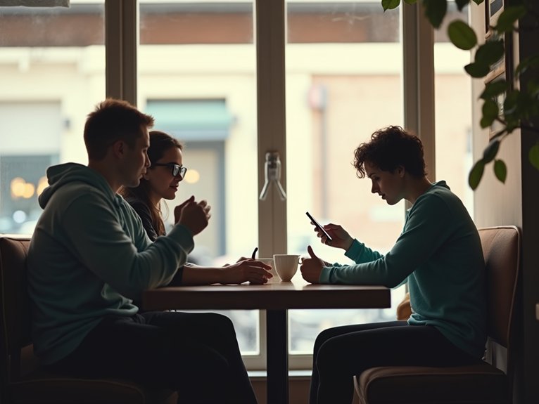 gradual social withdrawal and avoidance