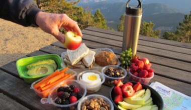 healthy hiking menu suggestions