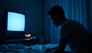 late night tv disrupts sleep