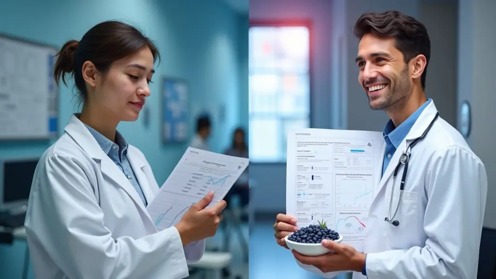 liver health improved through blueberries