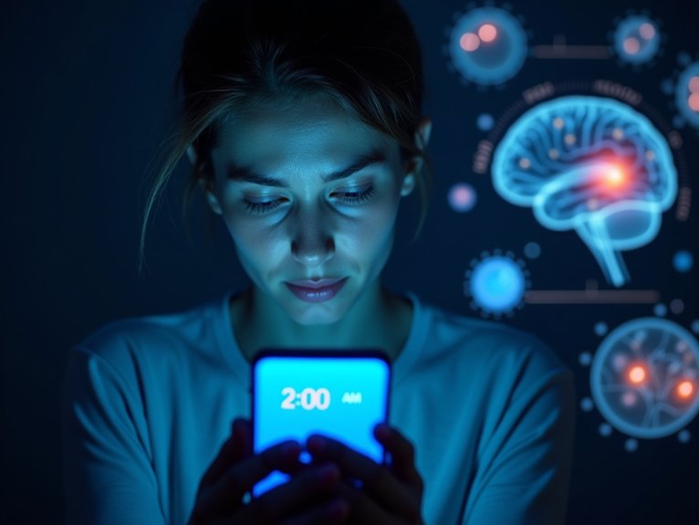 long term health risks of blue light