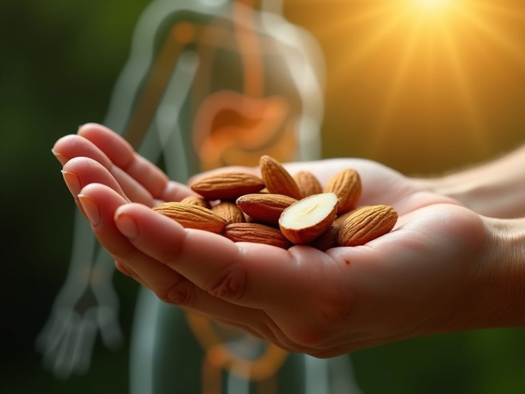 metabolic storm within almonds