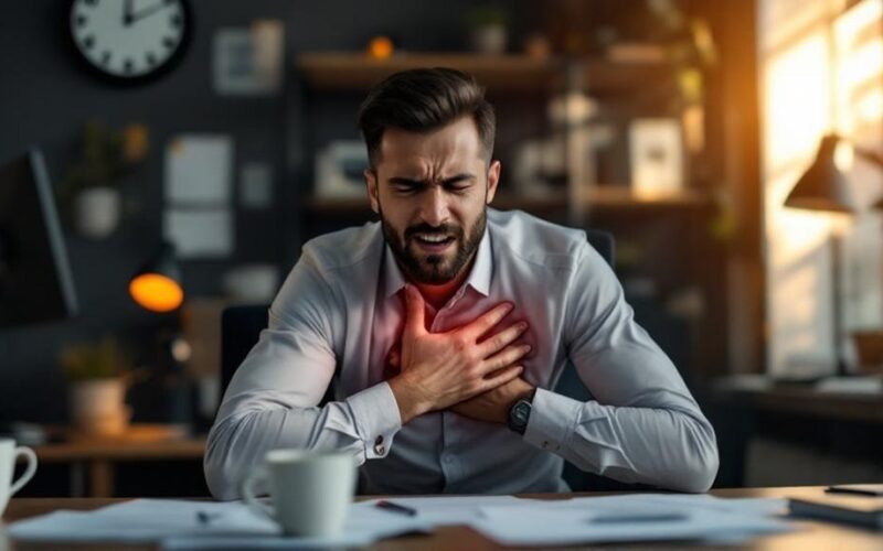 monday work stress heart