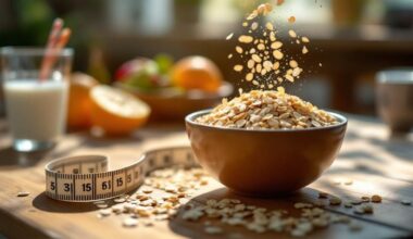 oat flakes impede weight reduction