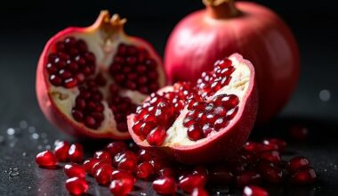 pomegranates pose certain disease risks