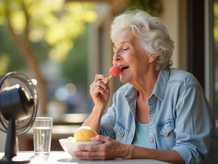safely consume cold treats cautiously