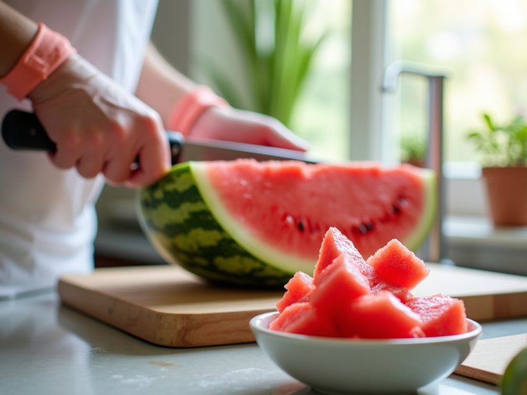 safely prepare promptly refrigerate melons