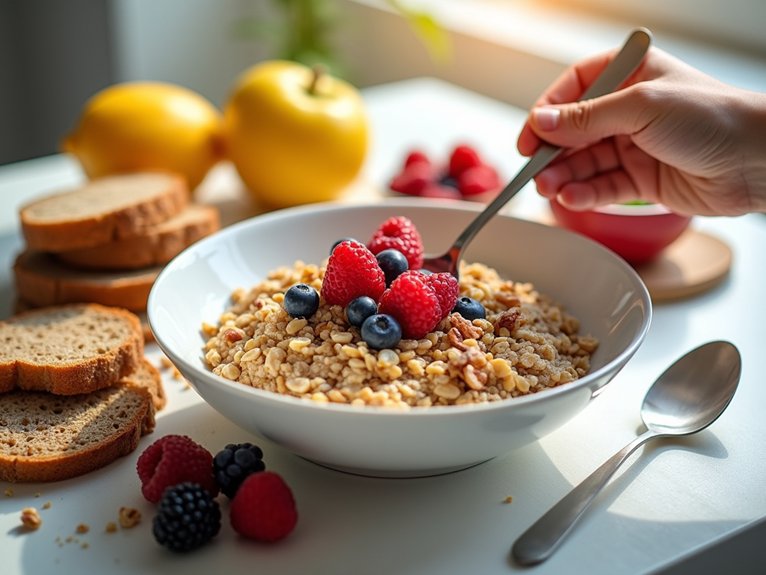 steady gradual fiber rich balanced