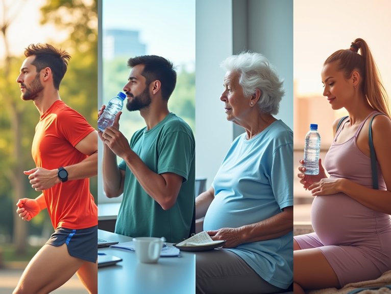variable hydration needs