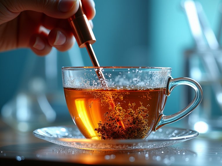 water tea extraction chemistry