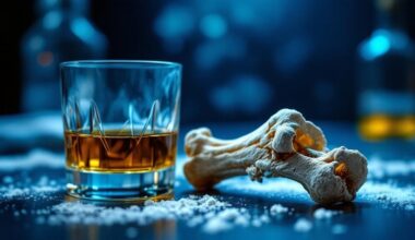 alcohol destroys bone density fastest