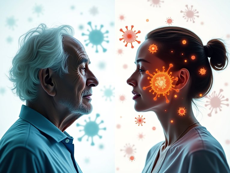 balanced efficient inflammatory response extends longevity