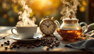 best time for tea coffee