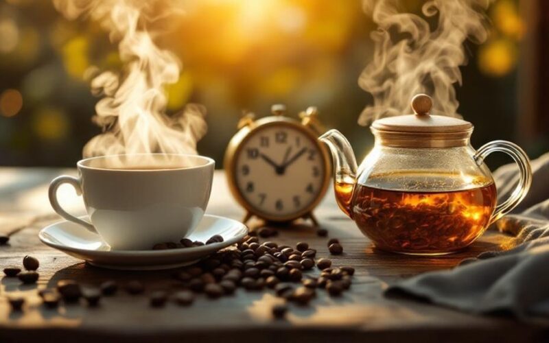 best time for tea coffee