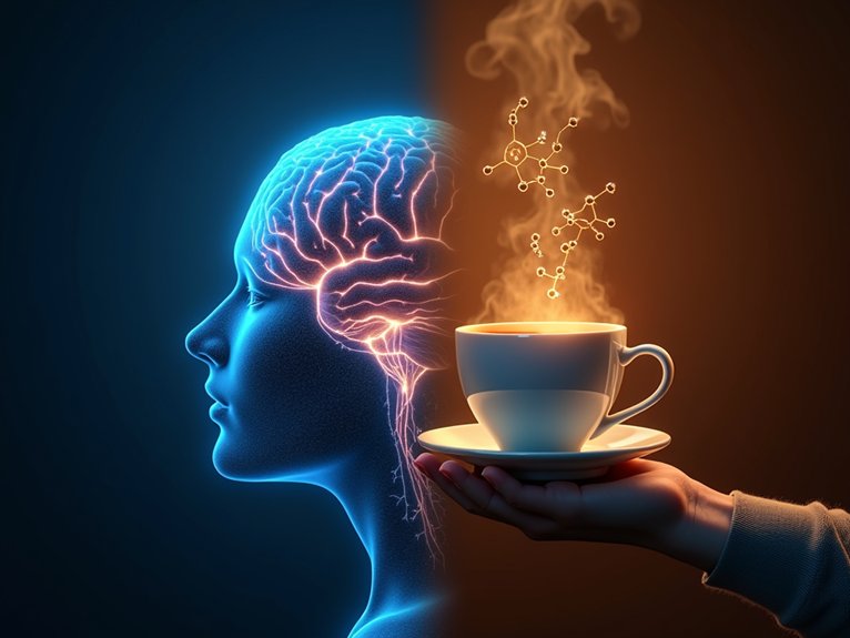 caffeine stimulates nervous system activity