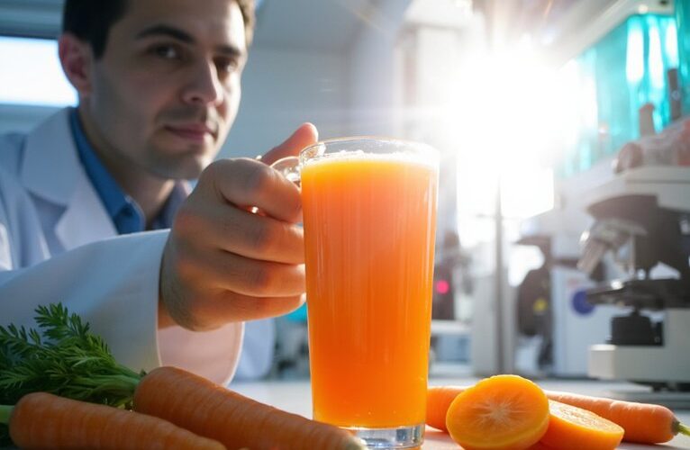 carrot juice extends human lifespan