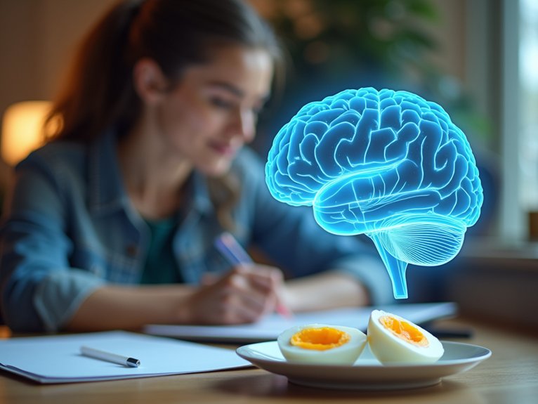 choline rich eggs boost brain function