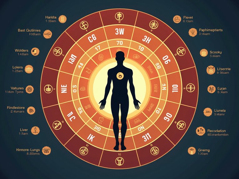 circadian organ specific energy patterns