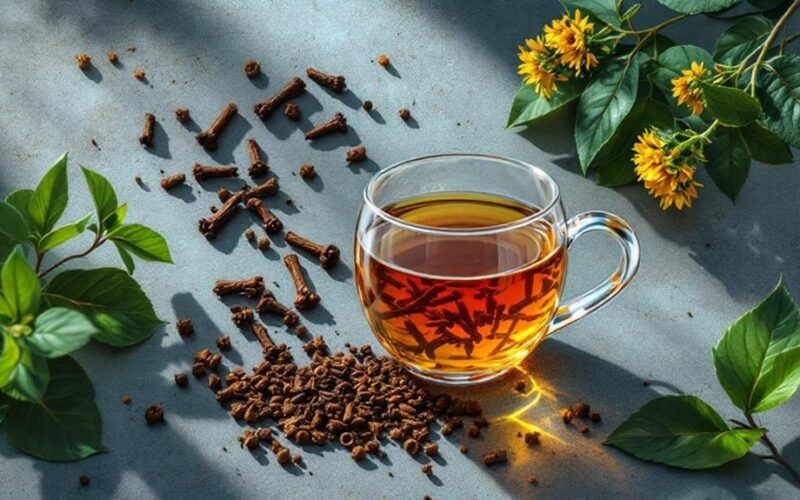clove tea reduces stress