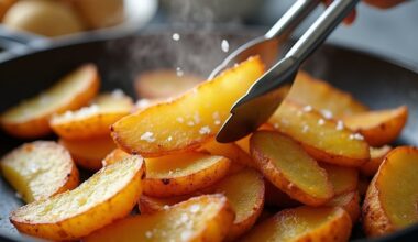 crispy starchy moisture controlled parboiled potatoes
