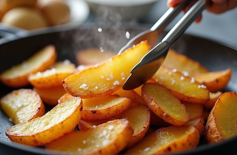 crispy starchy moisture controlled parboiled potatoes