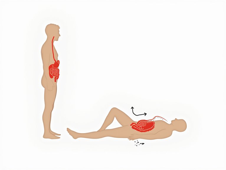 digestive process position dependent physiological integrity