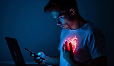 excessive digital device threatens heart health