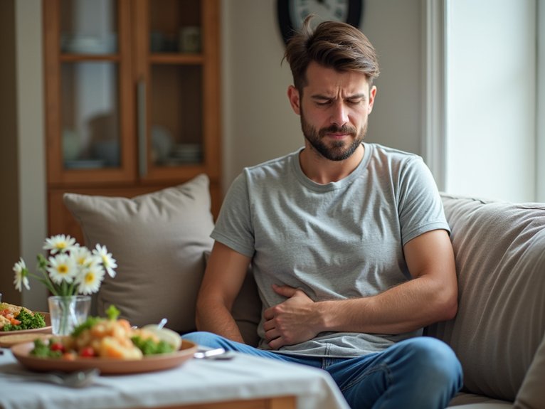 gravity aided digestion immediate symptoms