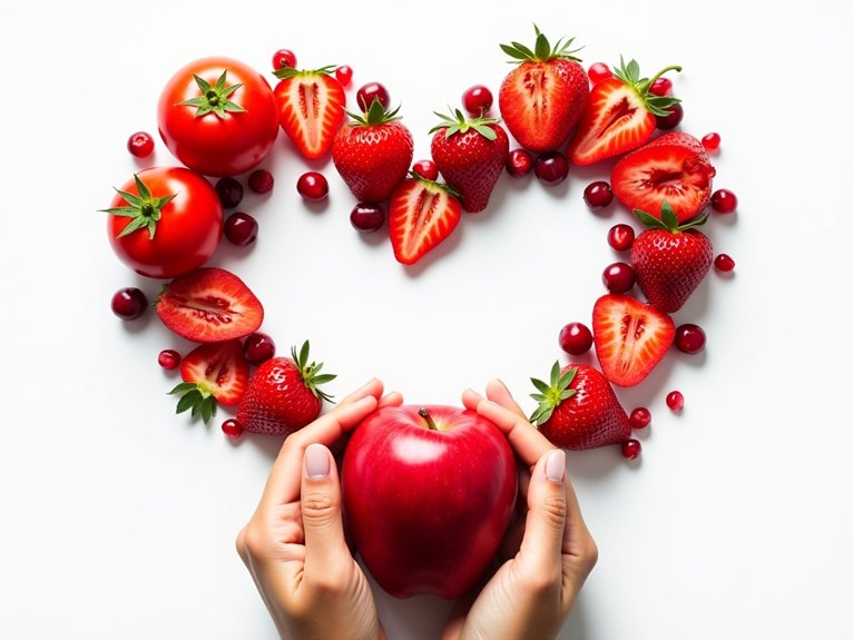 heart healthy red foods
