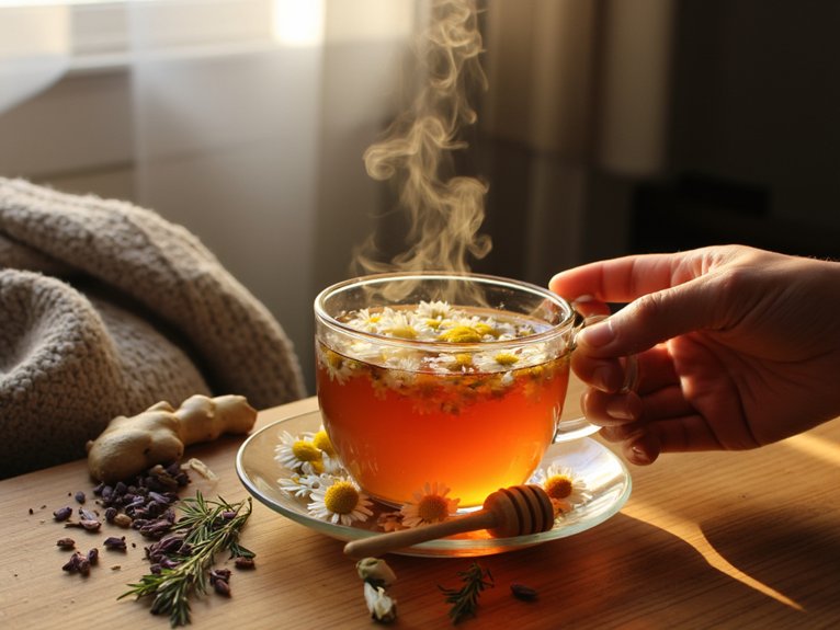 herbal teas promote relaxation and immunity