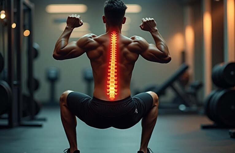 improper squatting causes back injuries