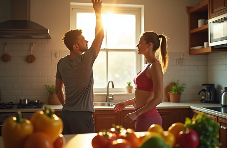 married men gain weight wives maintain fitness